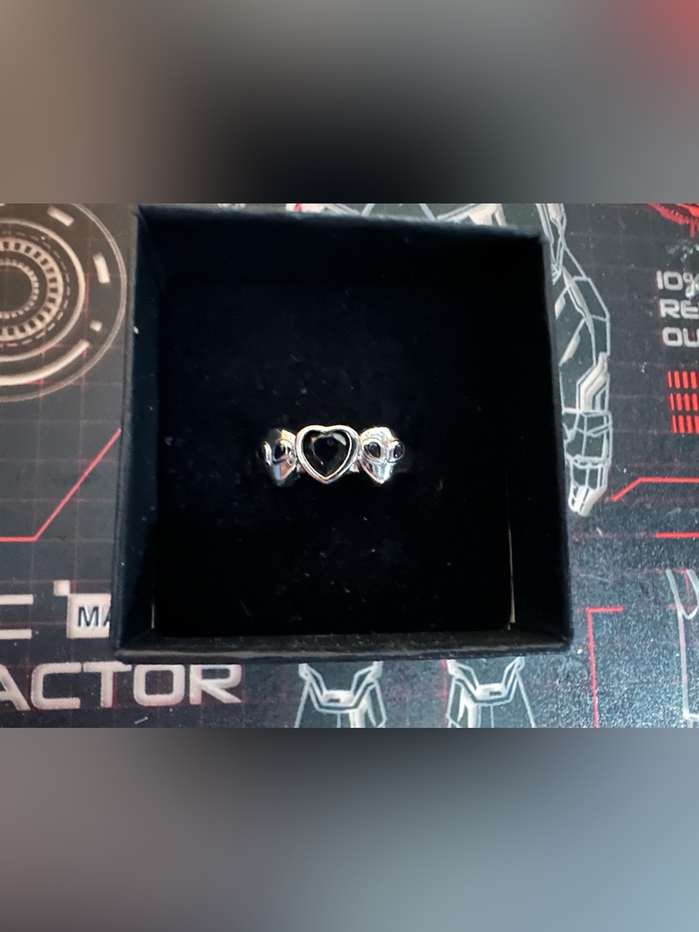Cosmic Love Ring- Black (Size 7)